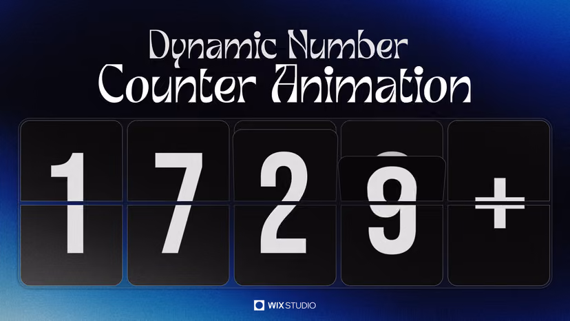 Smart Animated Counters in Wix Studio