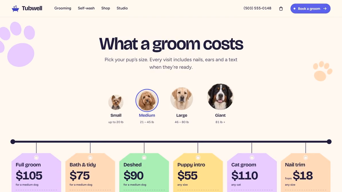 Groom prices