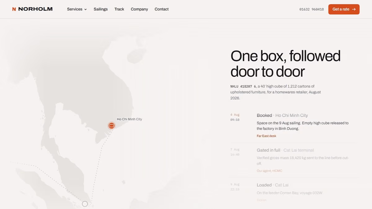 One box, door to door