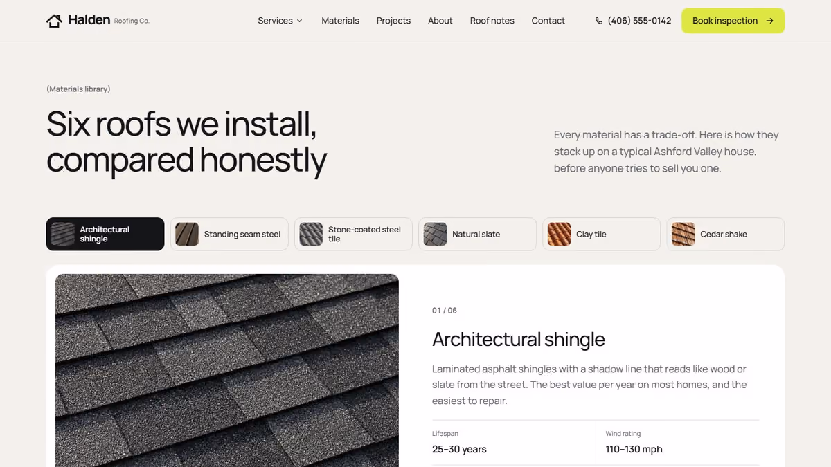 Materials library