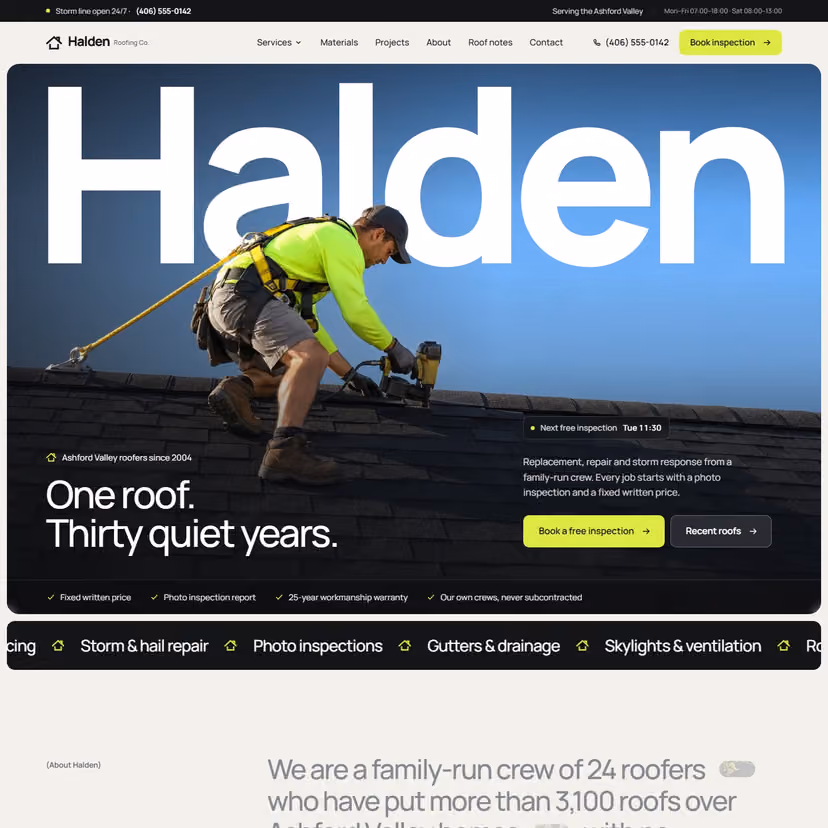Halden Roofing